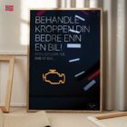 Sjekk Motoren Din med Osteopati anatomidiagram for klinikker