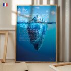 Iceberg Chiropratique planche anatomique pour cabinets et cliniques