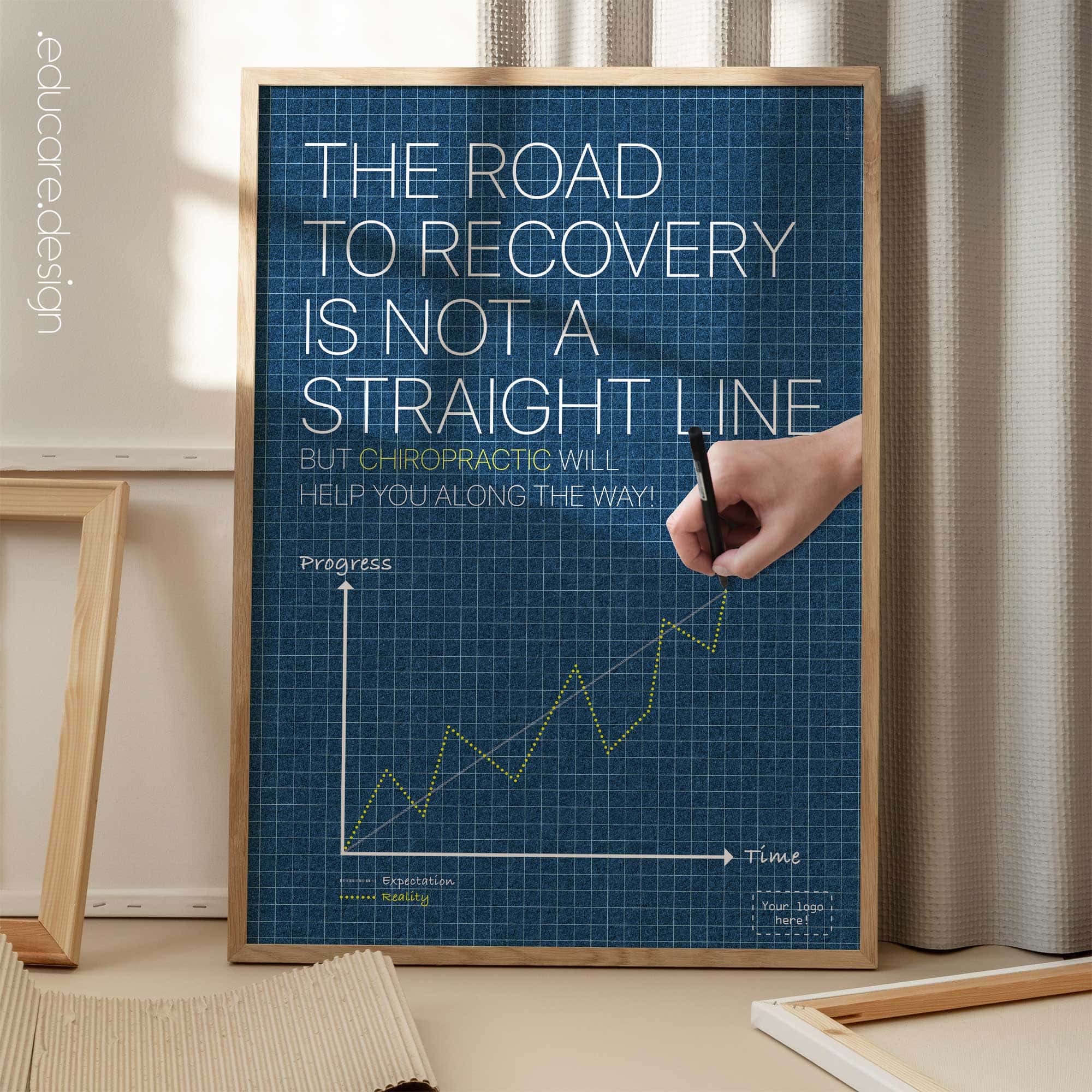 Chiropractic Road to Recovery anatomy chart for clinics