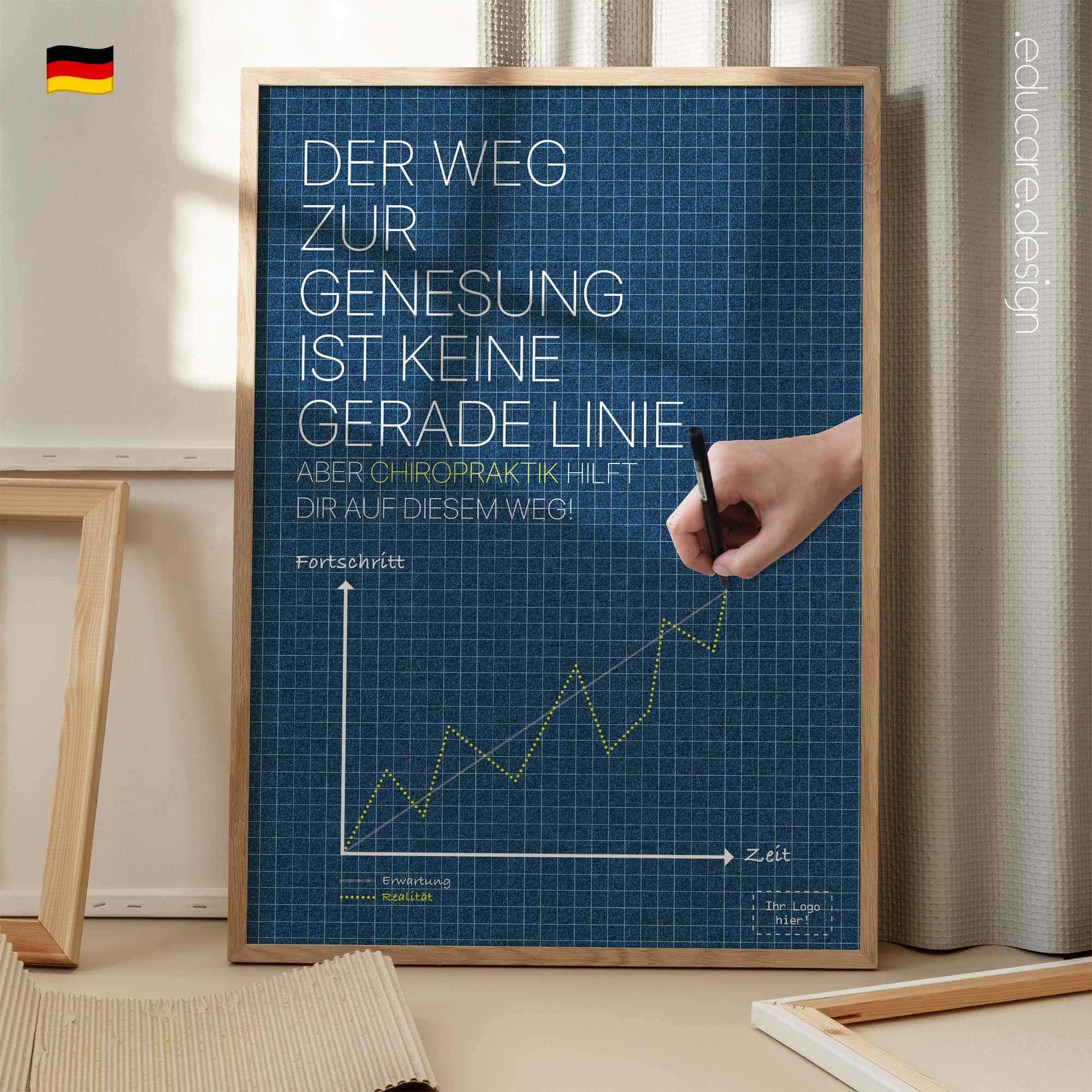 Der Chiropraktische Weg zur Genesung Anatomie-Chart für Praxen und Kliniken