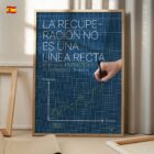 El Camino Quiropráctico Hacia la Recuperación lámina anatómica para clínicas y consultas