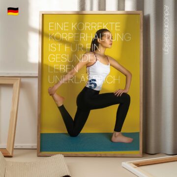 Das Haltungs-Chart Anatomie-Chart für Praxen und Kliniken