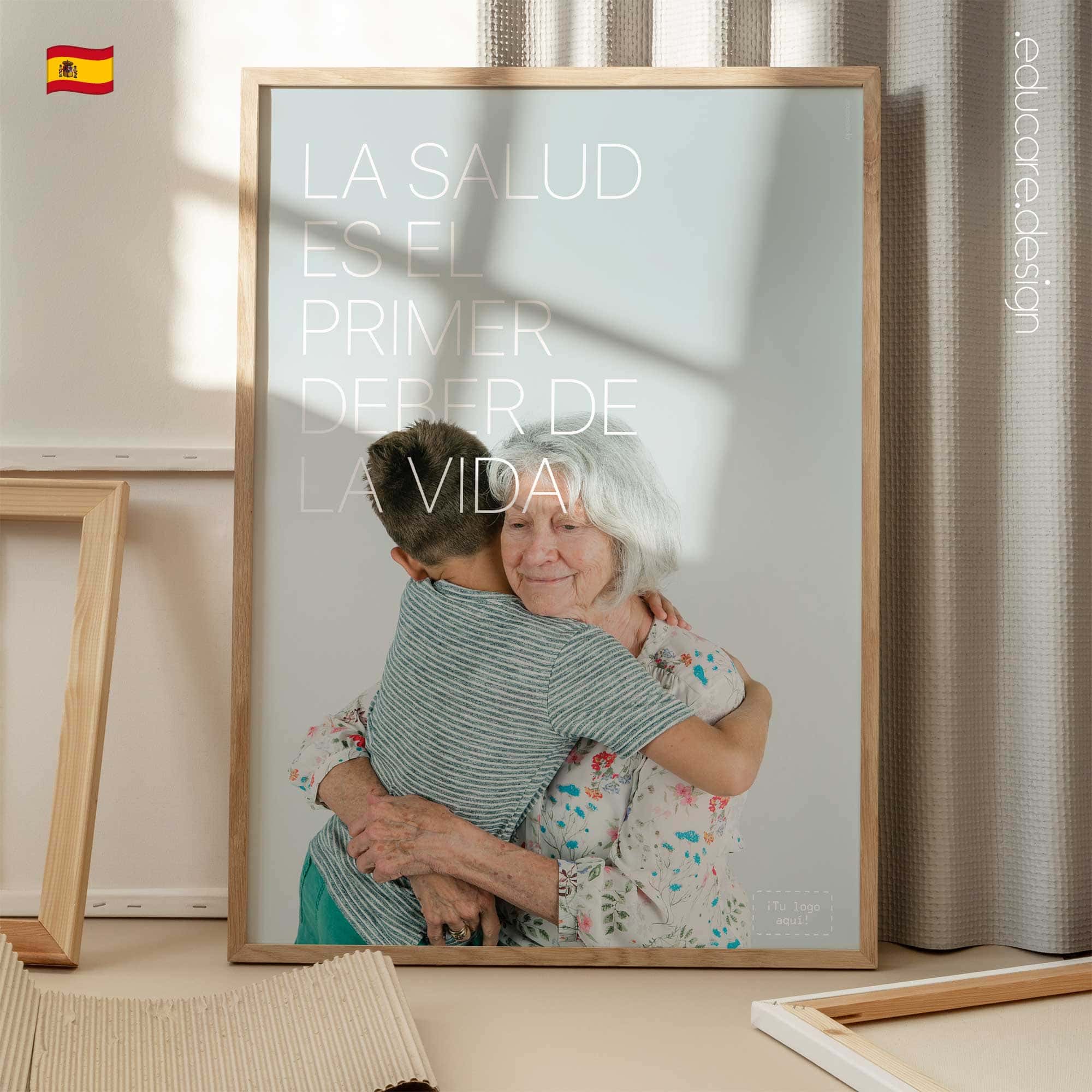 El Primer Deber de la Vida lámina anatómica para clínicas y consultas