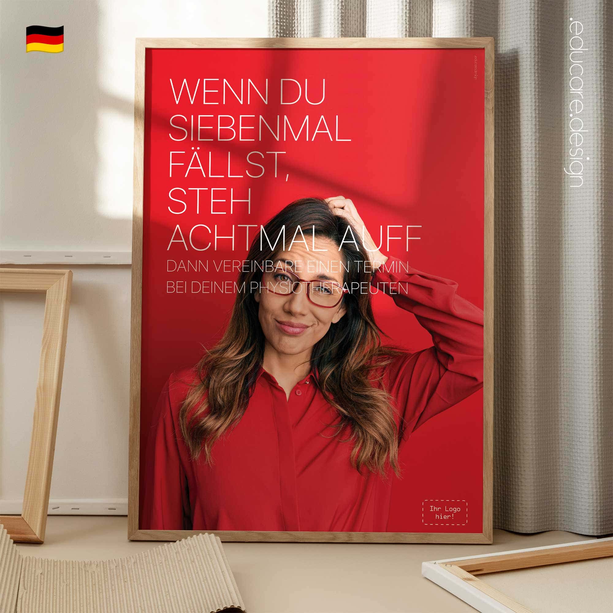 Wieder Aufstehen Anatomie-Chart für Praxen und Kliniken