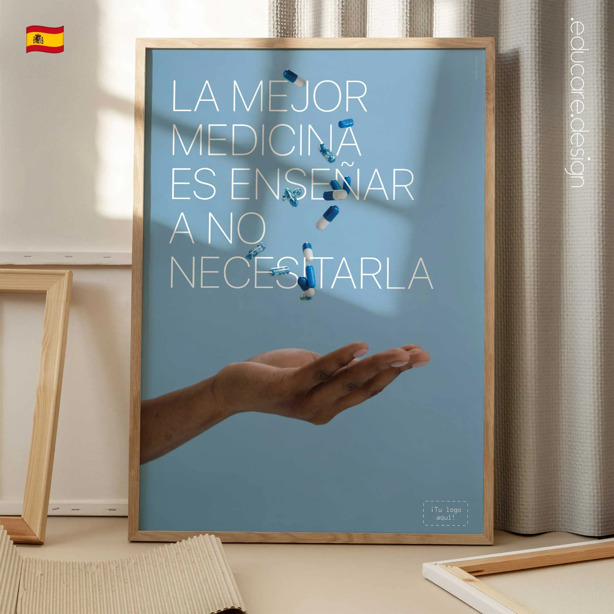 La Mejor Medicina lámina anatómica para clínicas y consultas