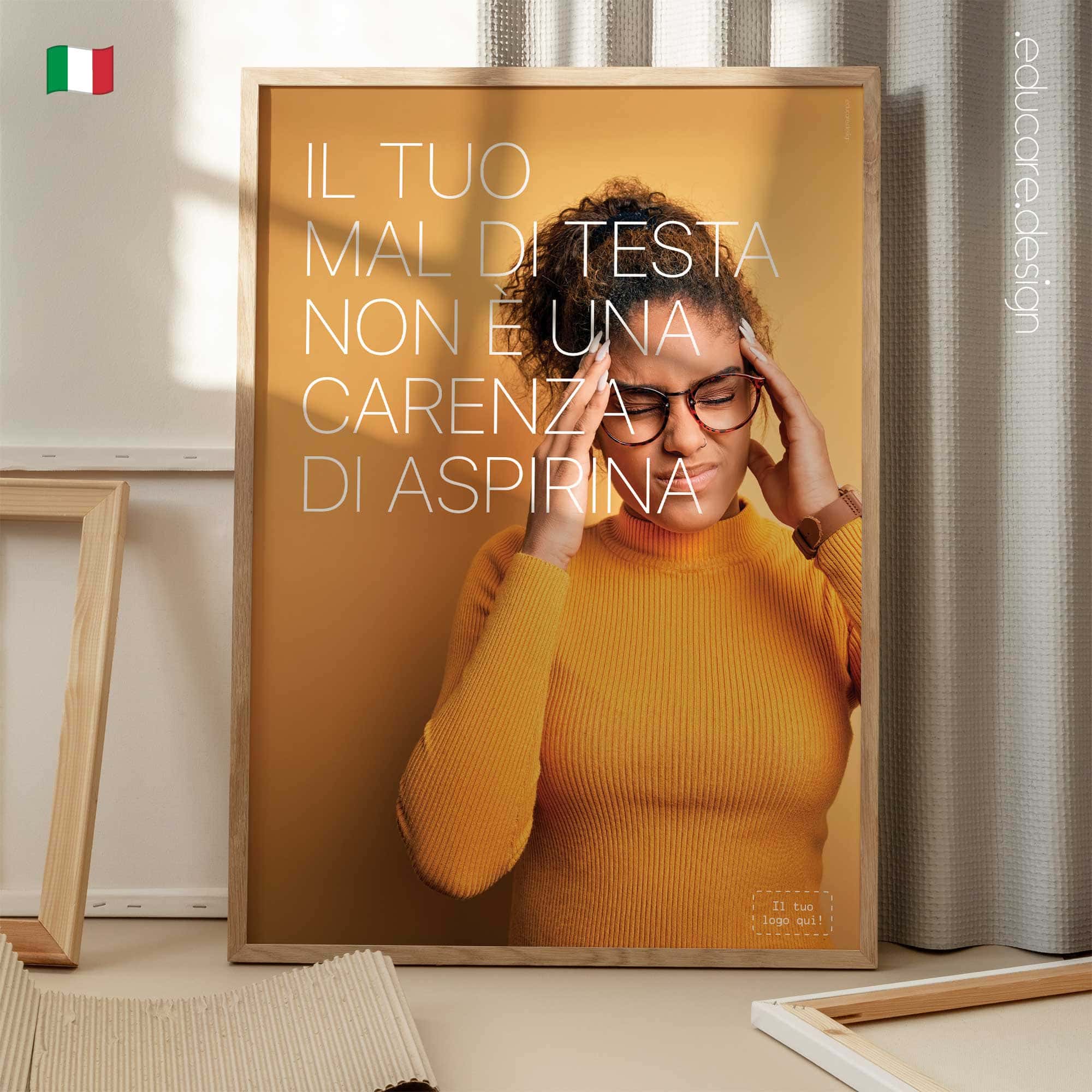 Mal di Testa tavola anatomica per studi e cliniche