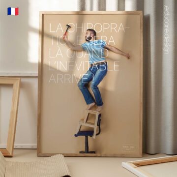 L’inévitable (3) planche anatomique pour cabinets et cliniques