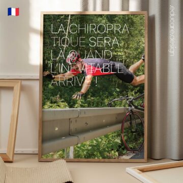 Golf et Chiropratique planche anatomique pour cabinets et cliniques