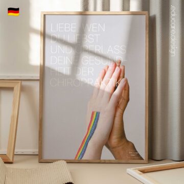 Schwangerschaft und Chiropraktik Anatomie-Chart für Praxen und Kliniken