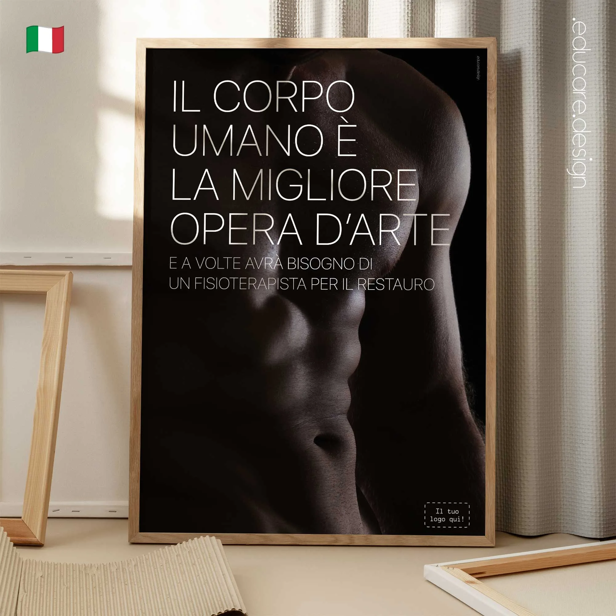 Gli Uomini sono Arte tavola anatomica per studi e cliniche