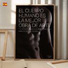 Los Hombres son Arte lámina anatómica para clínicas y consultas