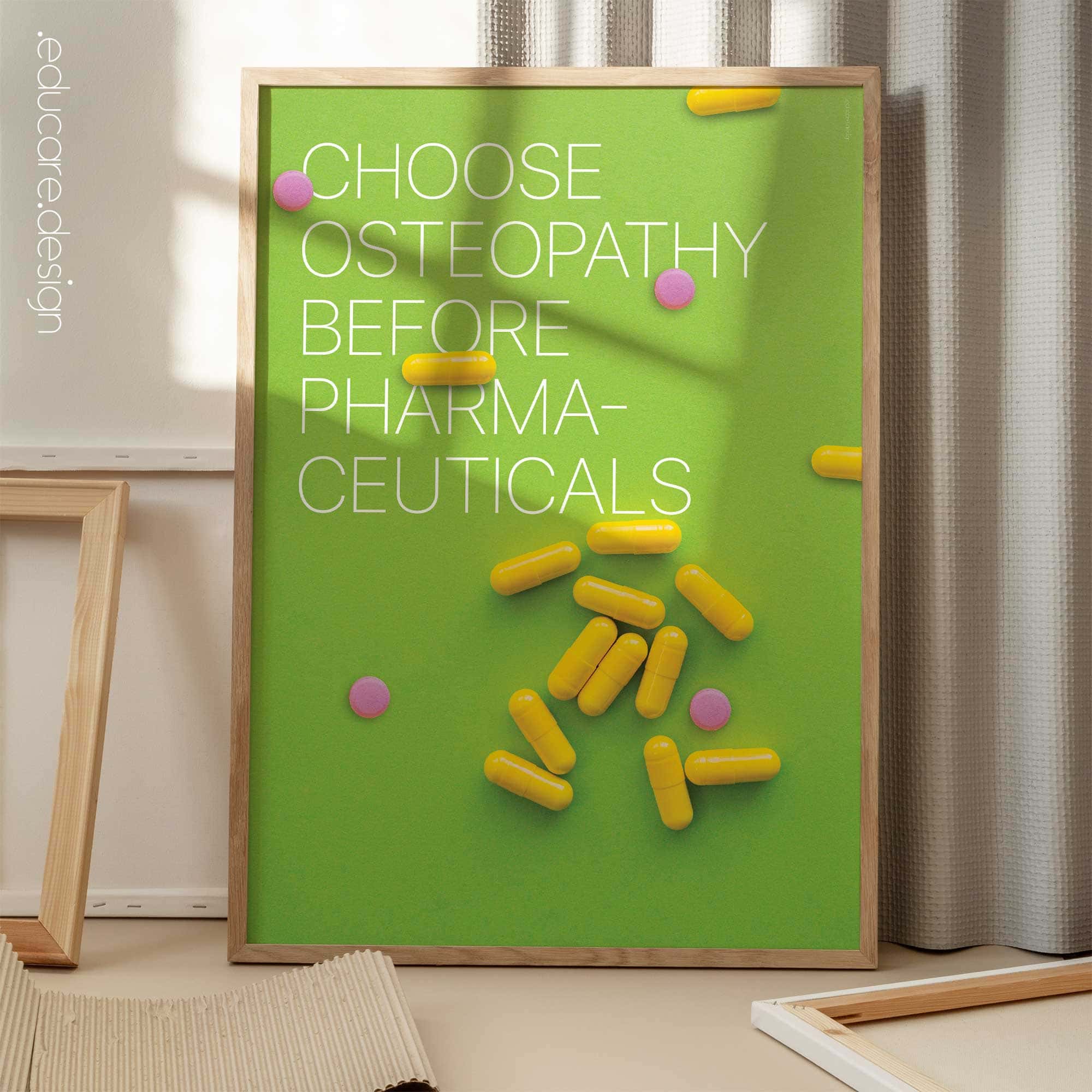 Osteopathy before Pharmaceuticals anatomy chart for clinics