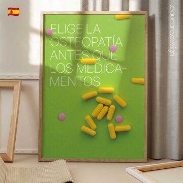 No Pierdas un Tiempo Precioso lámina anatómica para clínicas y consultas