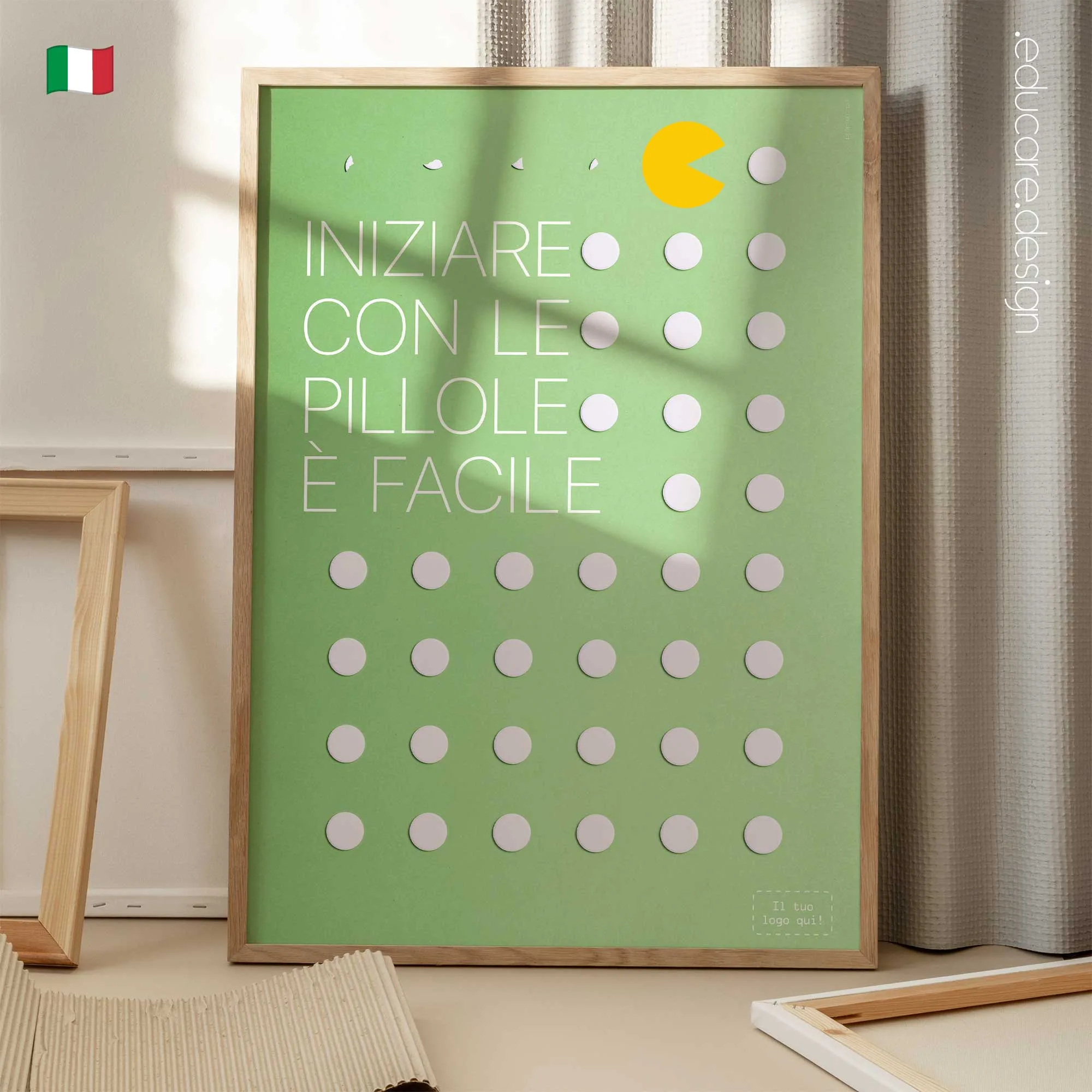 Pac-Man tavola anatomica per studi e cliniche