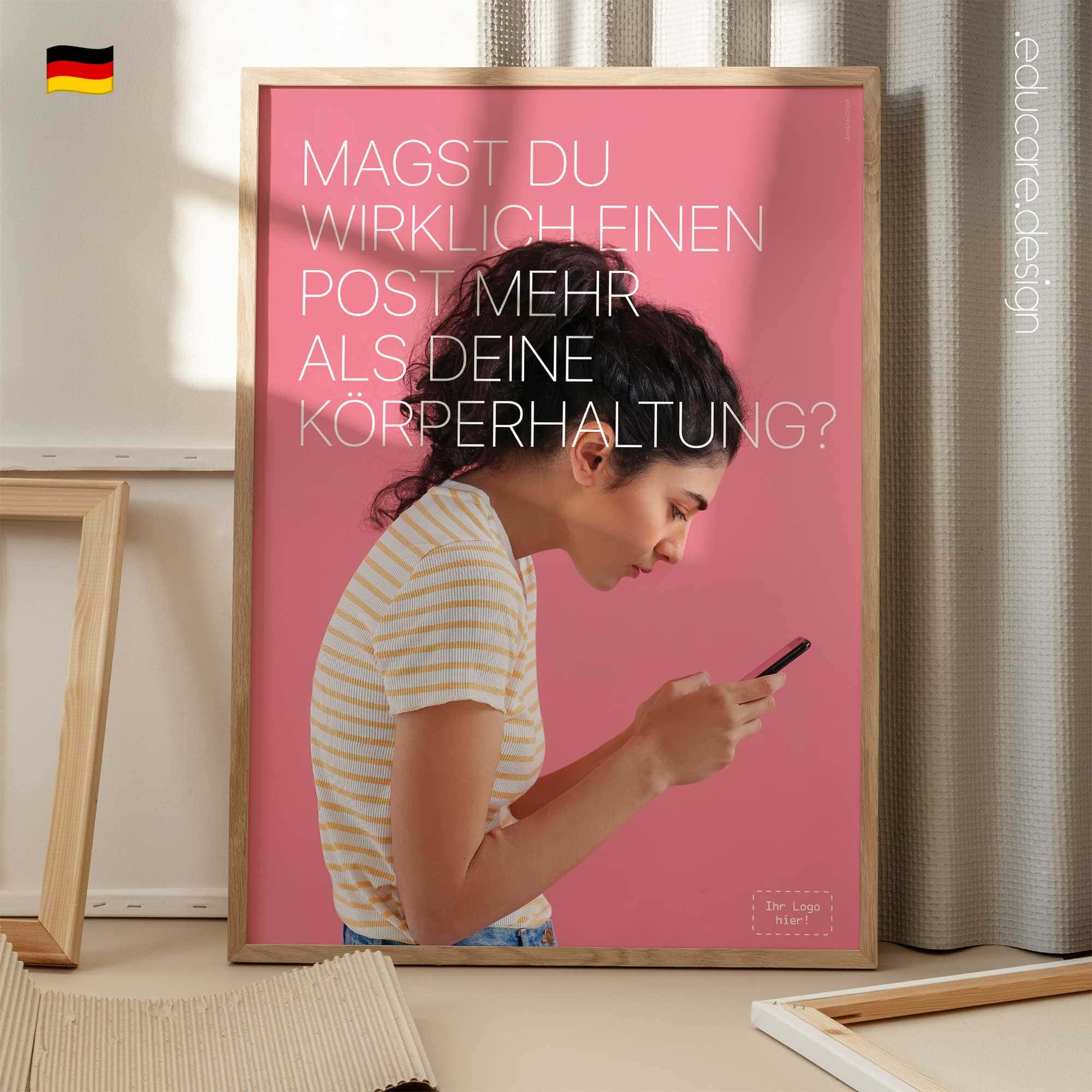 Phone Posture Anatomie-Chart für Praxen und Kliniken
