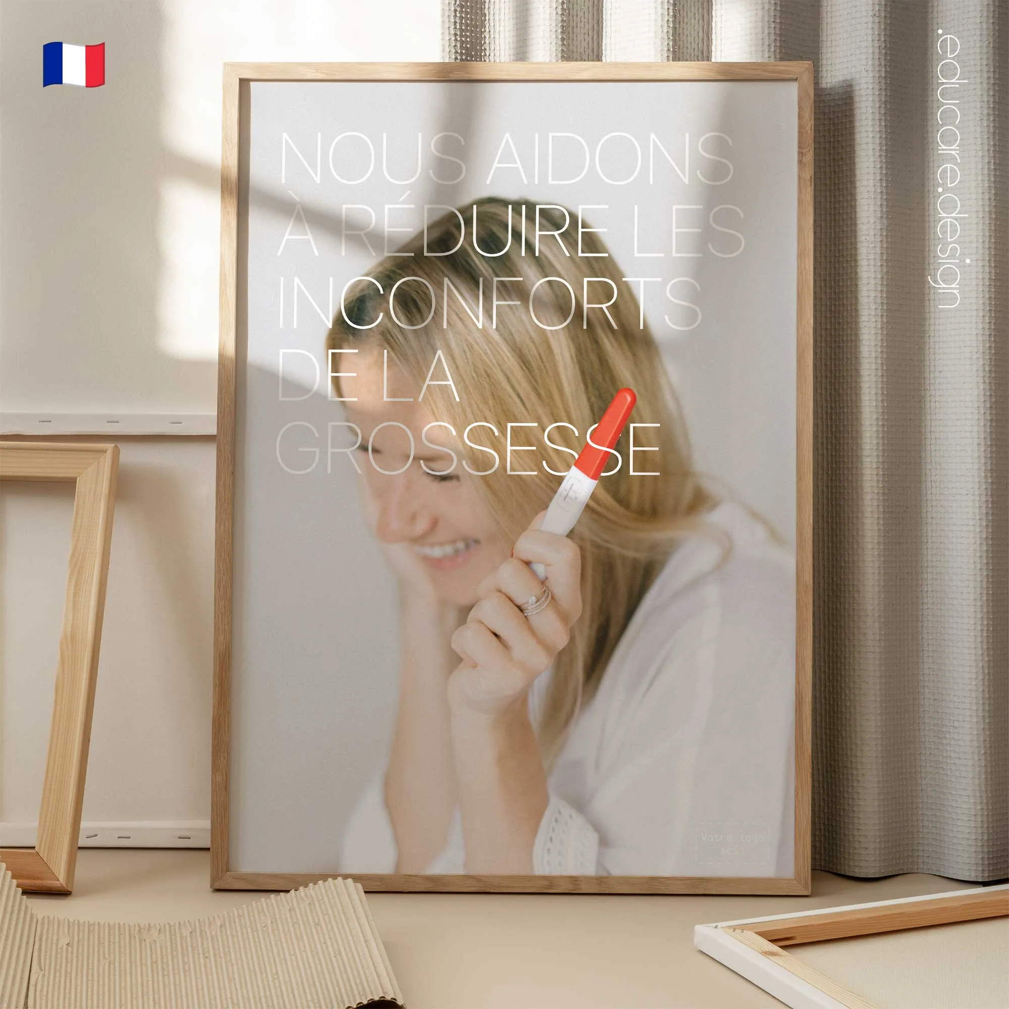 Grossesse et Chiropratique planche anatomique pour cabinets et cliniques