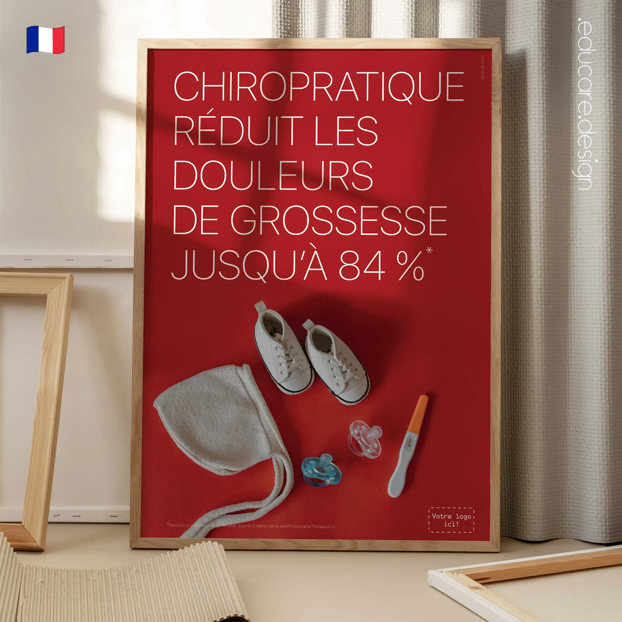 ChiroStat (5) Douleurs liées à la Grossesse planche anatomique pour cabinets et cliniques