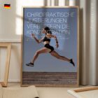 Laufen und Chiropraktik Anatomie-Chart für Praxen und Kliniken