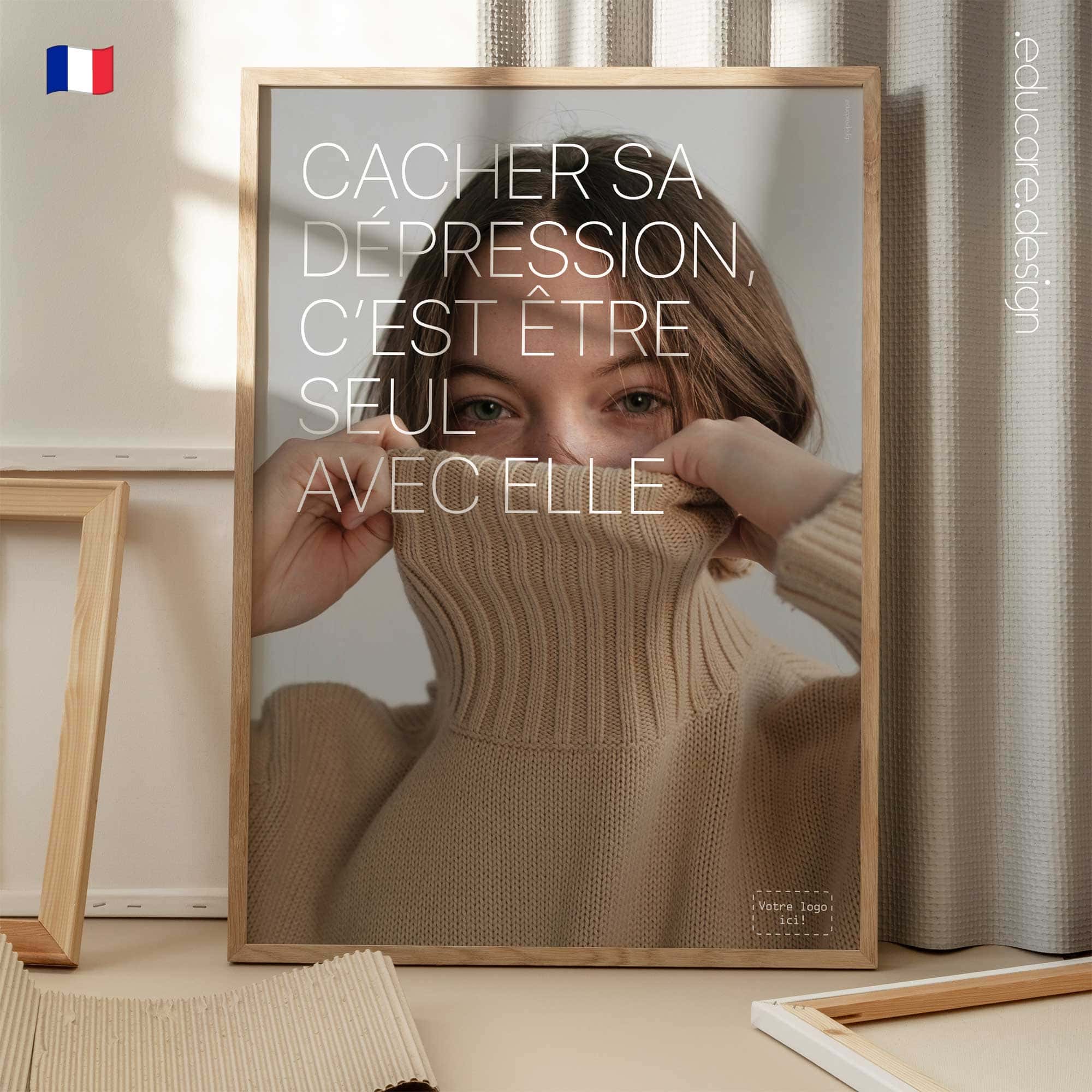 Dépression Souriante planche anatomique pour cabinets et cliniques