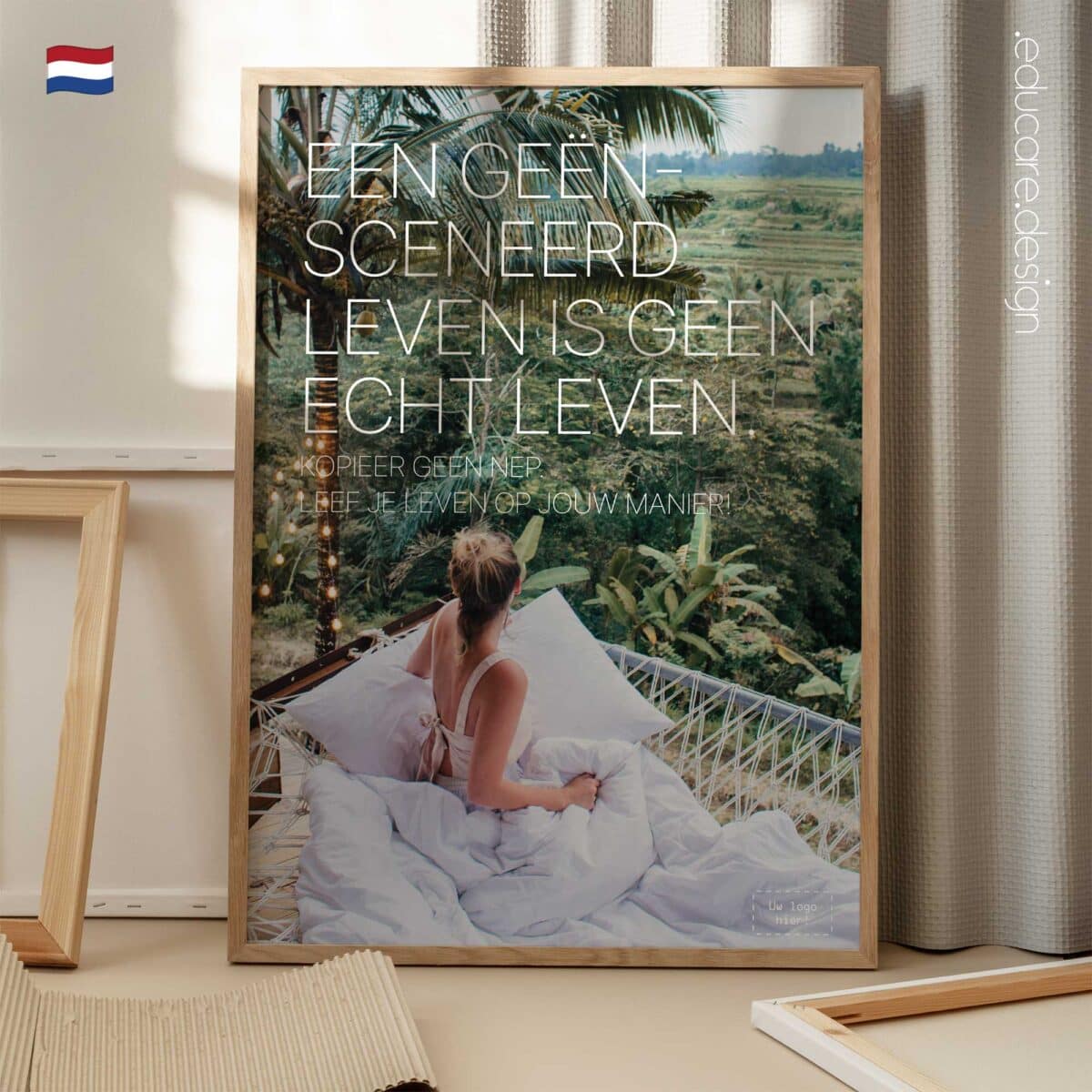 Staged Life Poster | Mental Health Wall Art for Clinics