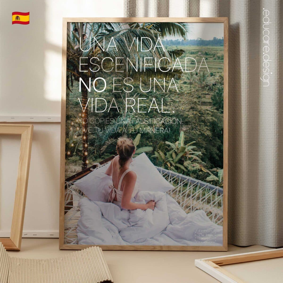 Staged Life Poster | Mental Health Wall Art for Clinics