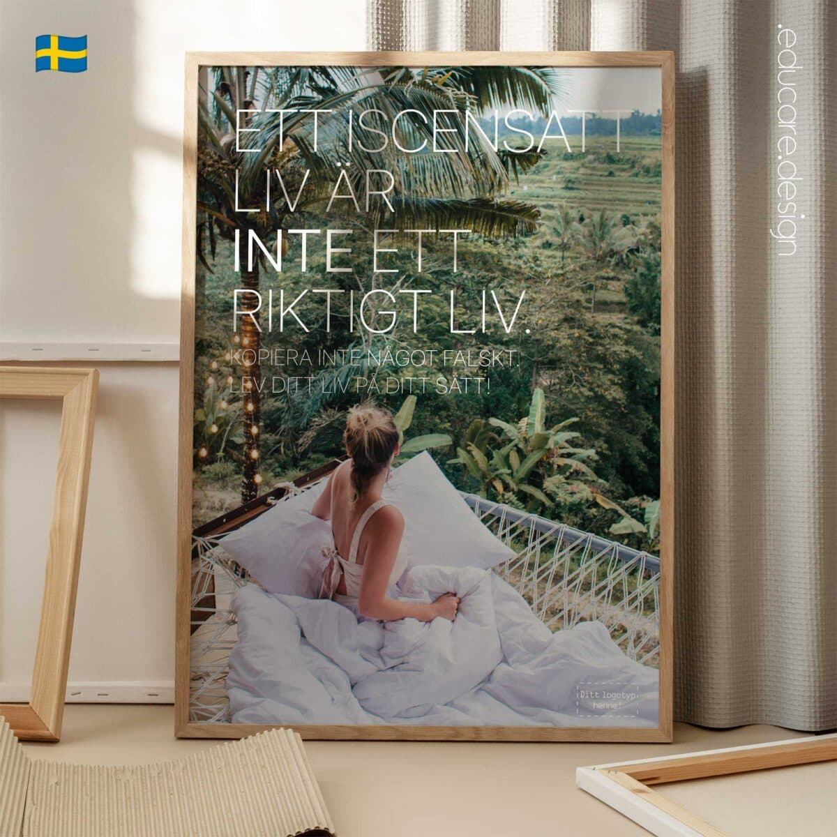 Staged Life Poster | Mental Health Wall Art for Clinics