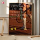 Tennis og Kiropraktik anatomidiagram til klinikker