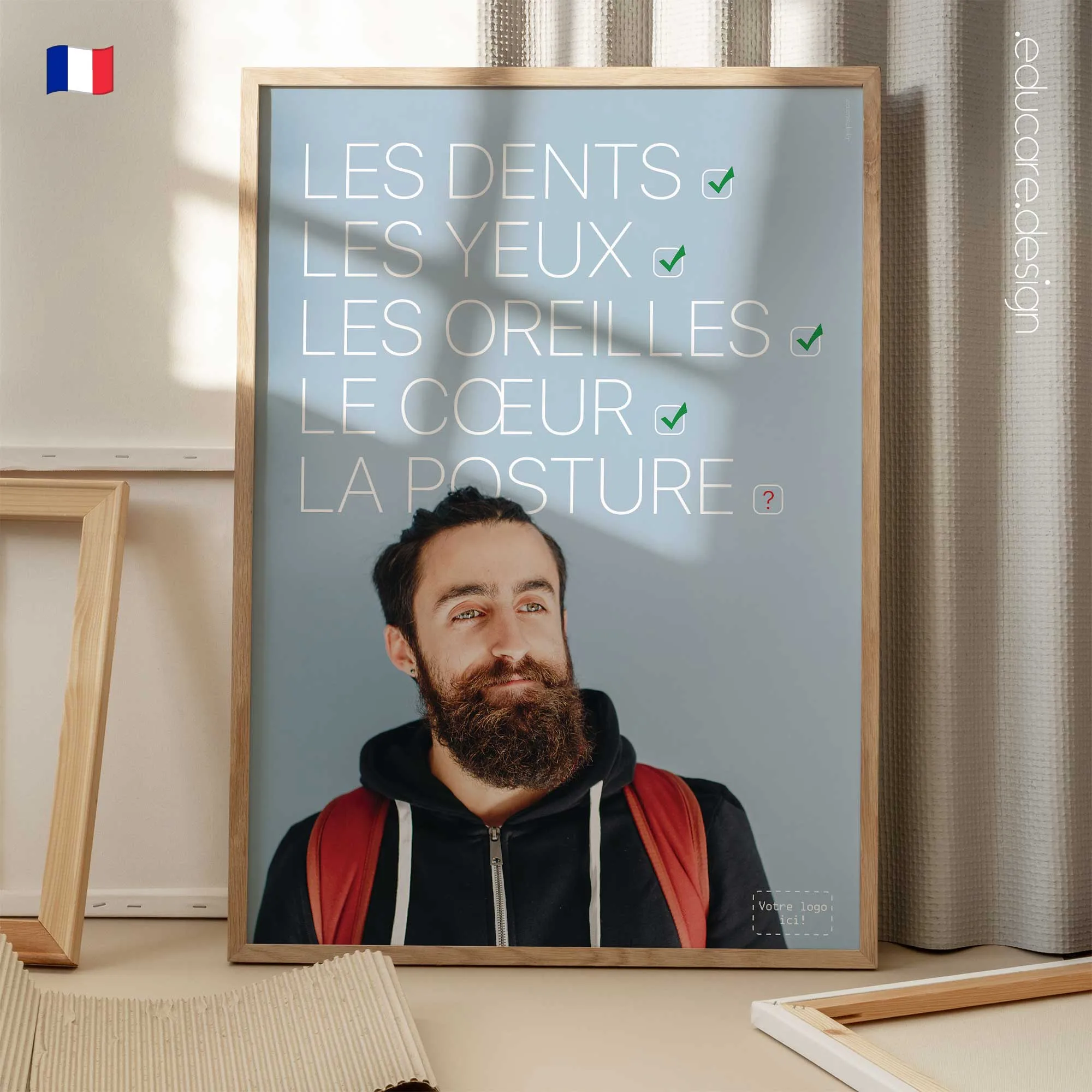 Et la Posture ? planche anatomique pour cabinets et cliniques