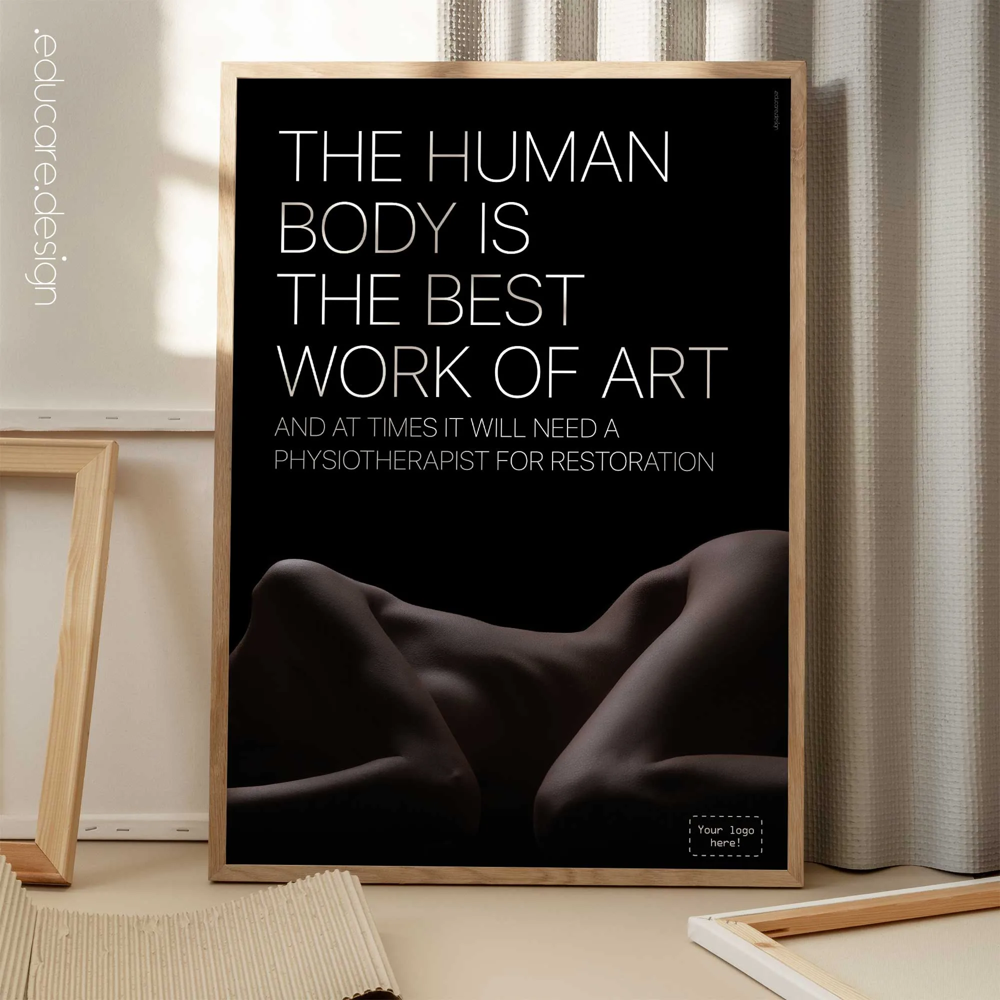 Women are Art anatomy chart for clinics