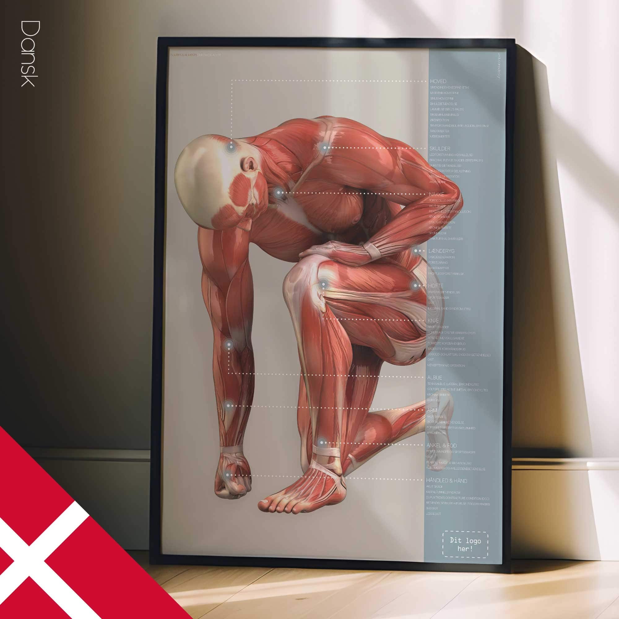 Lesioni e disturbi. Opere d'arte di anatomia e fisiologia da educare.design