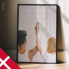 Love and Osteopathy. Healthcare poster from educare.design