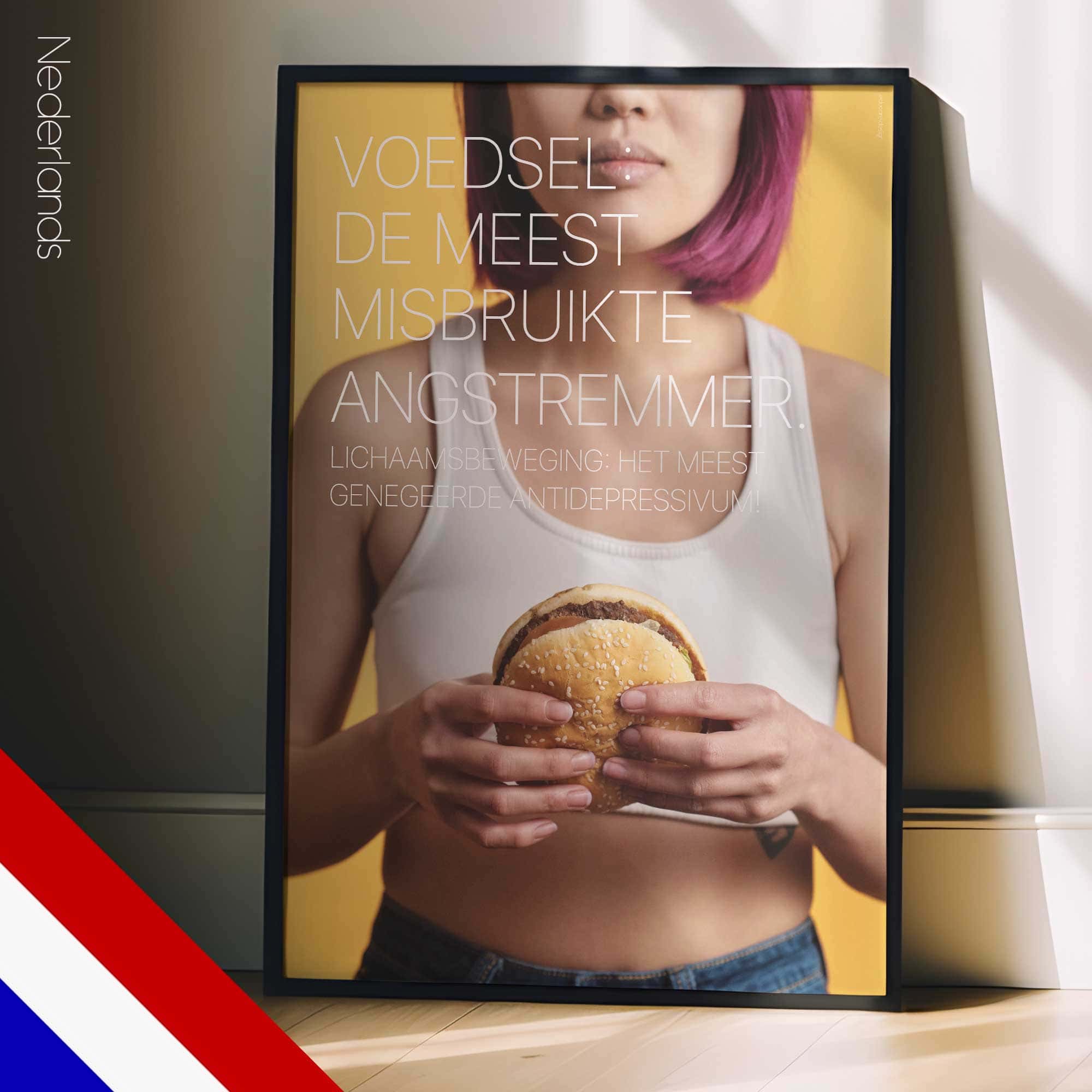 Food vs. Exercise. Healthcare artwork from www.educare.design