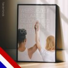 Love and Osteopathy. Healthcare poster from educare.design