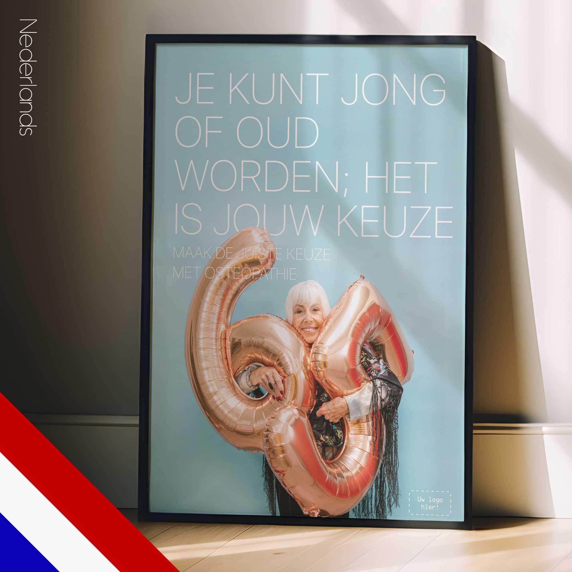 Right Choice with Osteopathy. Healthcare poster from educare.design