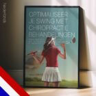 Golf & Chiropractic. Sports poster from educare.design