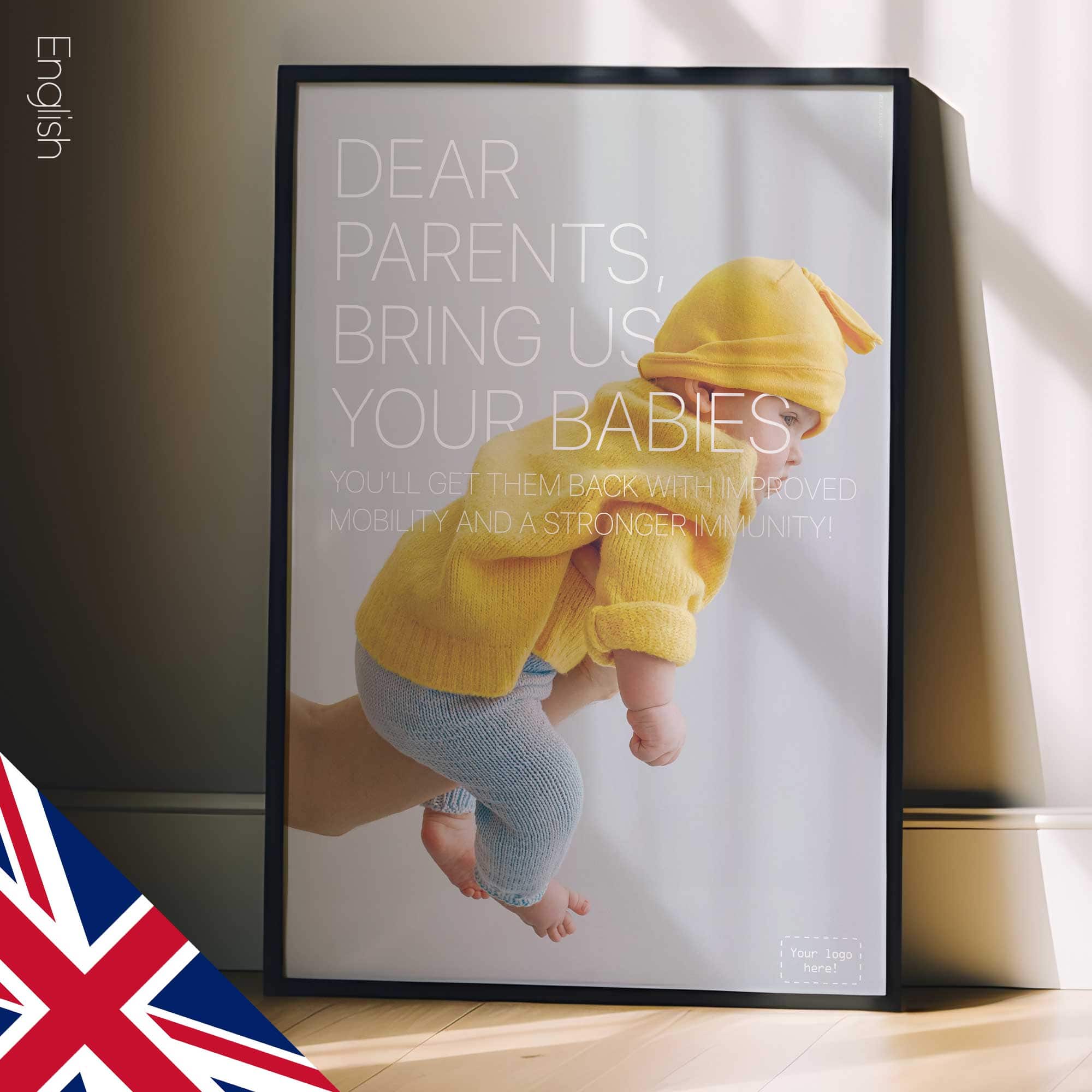 Bring us Babies. Preventive care poster from www.educare.design