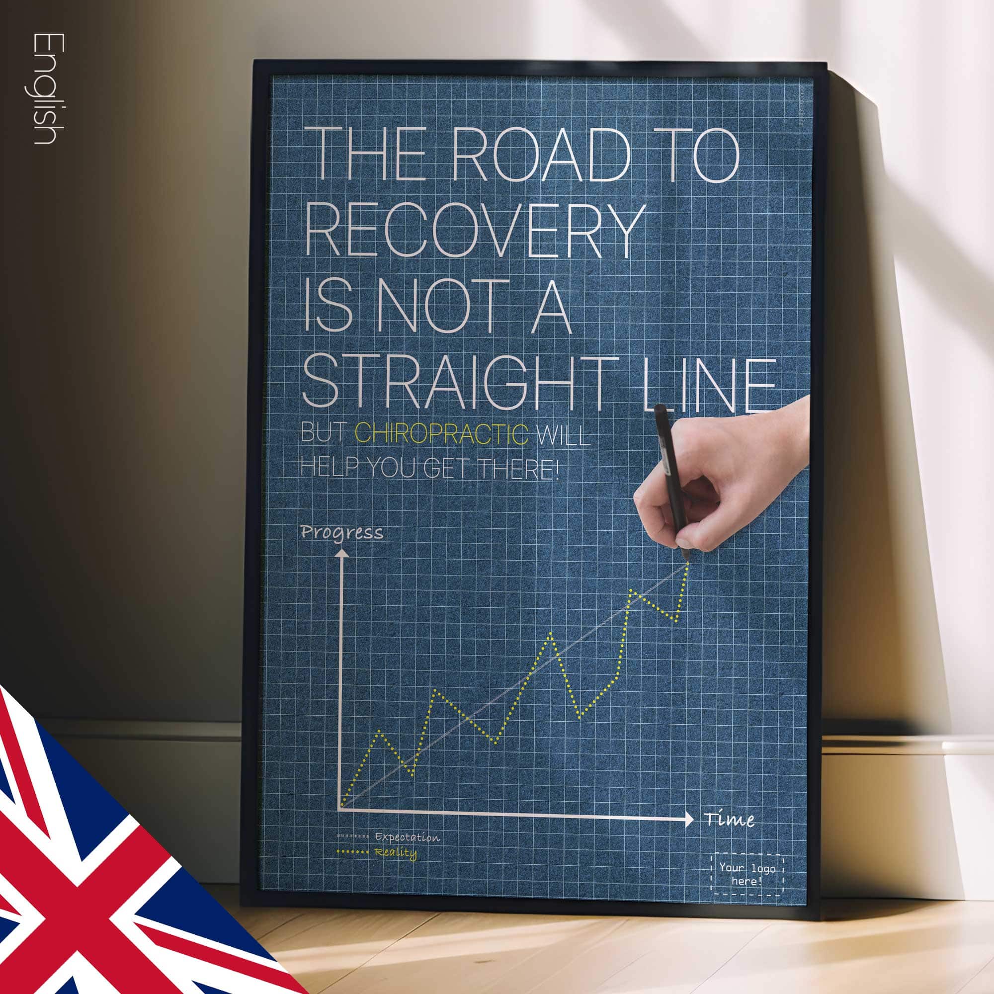 Chiropractic Road to Recovery. Chiropractic poster from www.educare.design