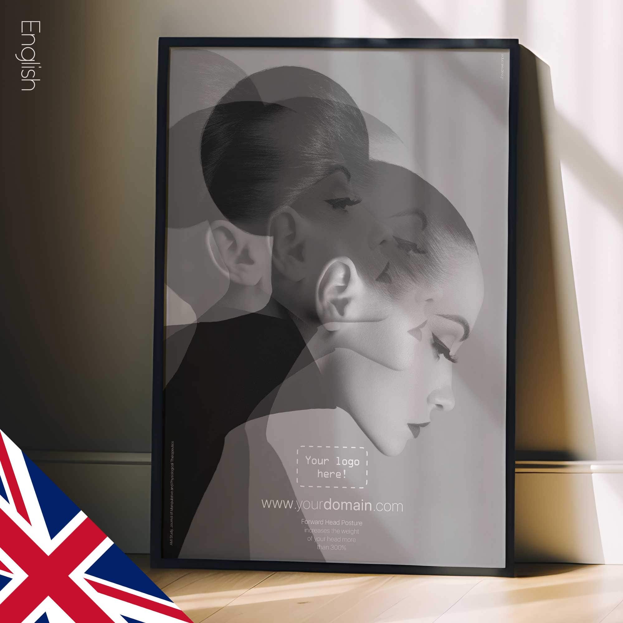 Postura della testa in avanti e statistiche. Opere d'arte da educare.design