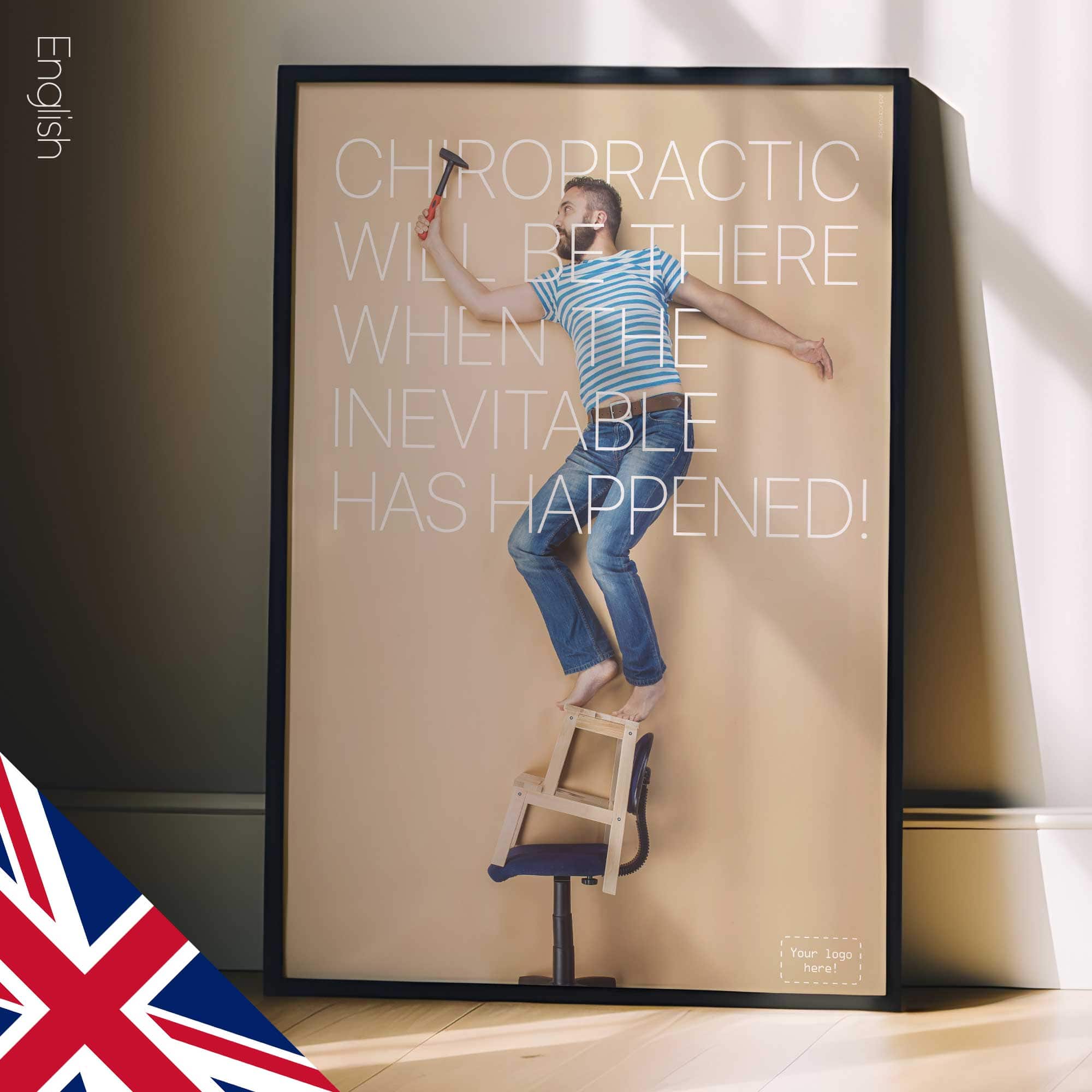 Inevitable. Chiropractic poster from www.educare.design