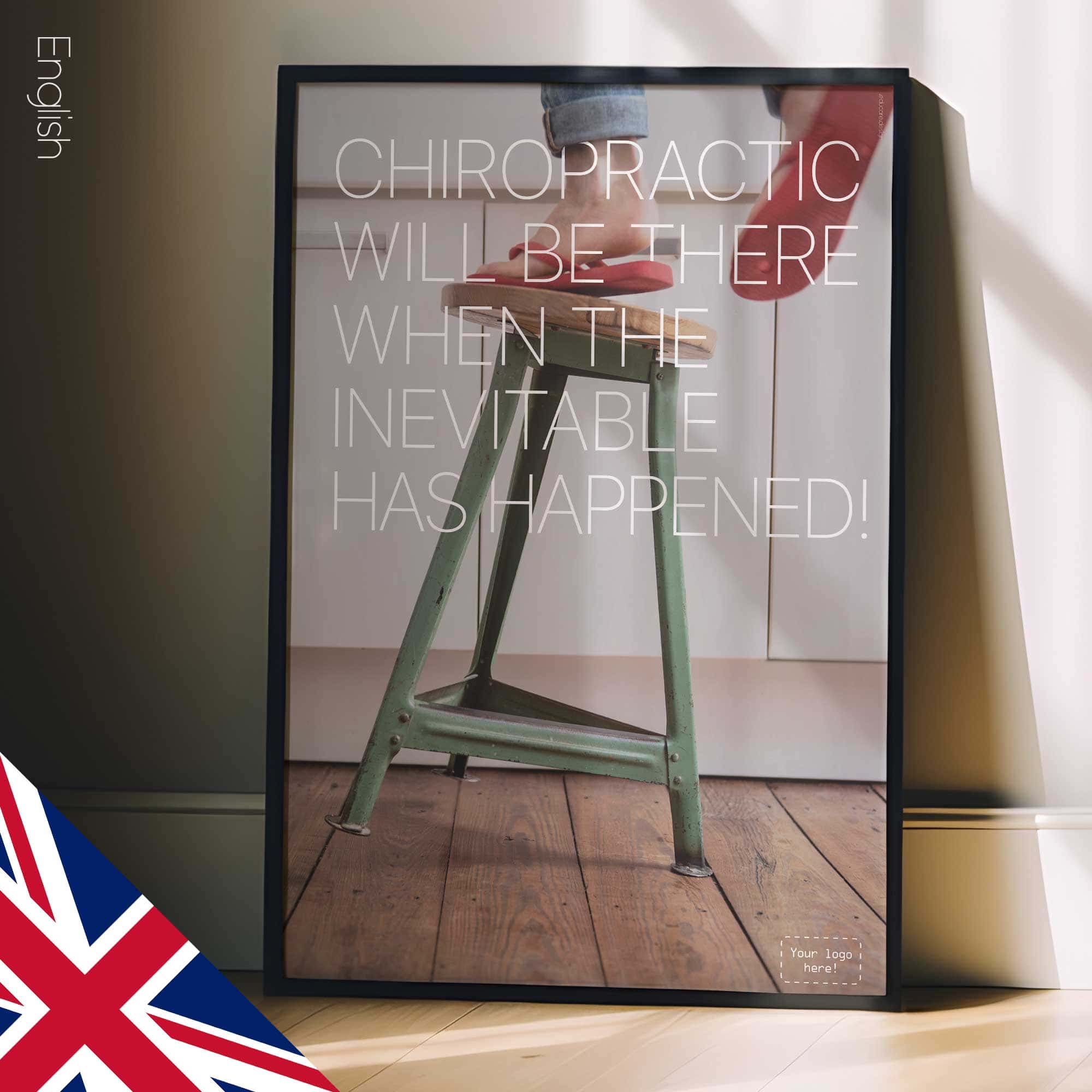 Inevitable. Chiropractic poster from www.educare.design