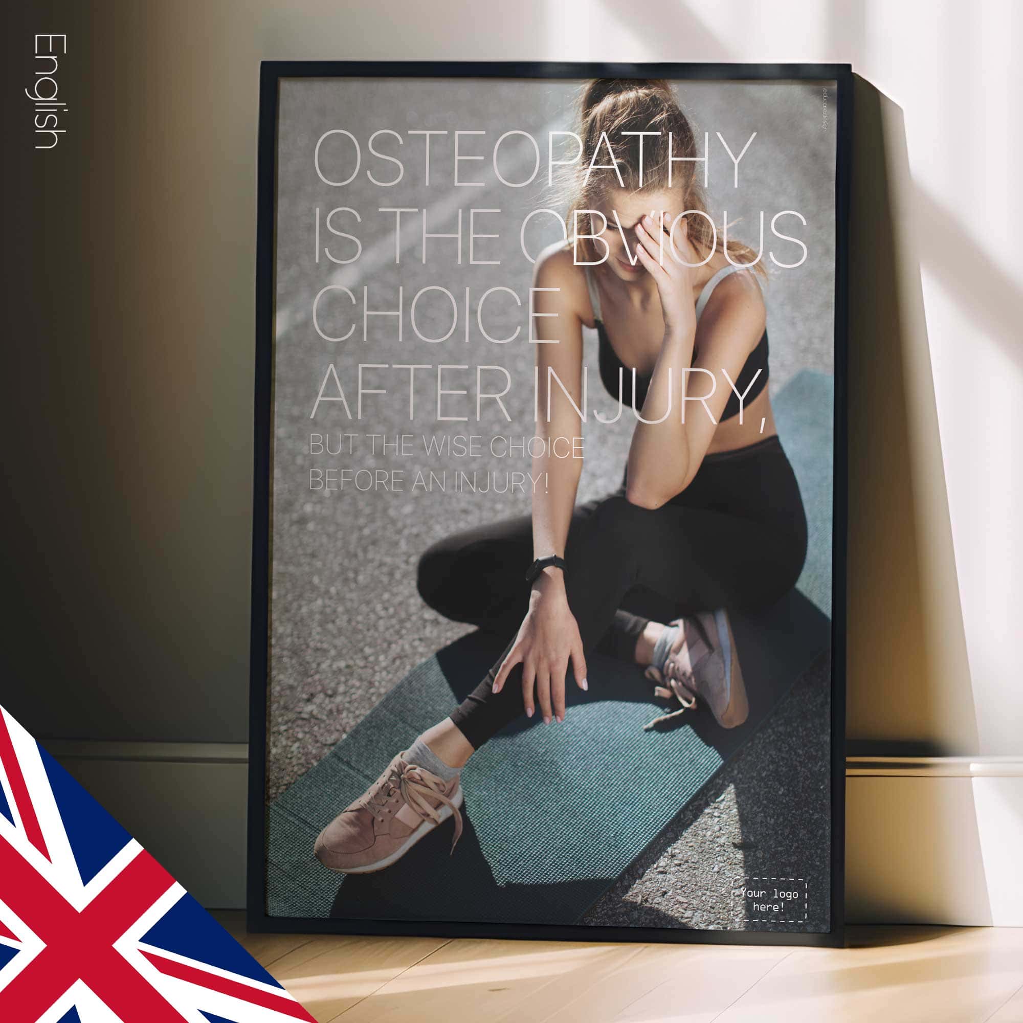 Ovvio e saggio. Poster osteopatico da www.educare.design