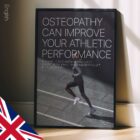 Running and Osteopathy – educare.design Running & Osteopathy. Osteopathic poster from educare.design