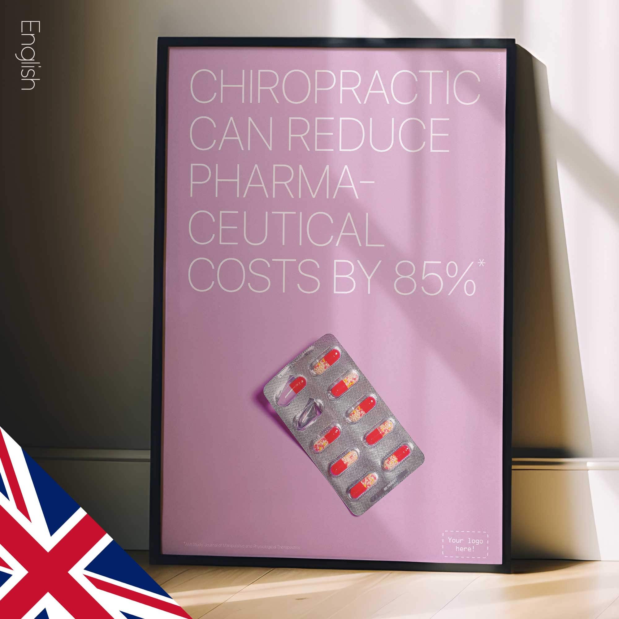 Chiropractic poster from educare.design