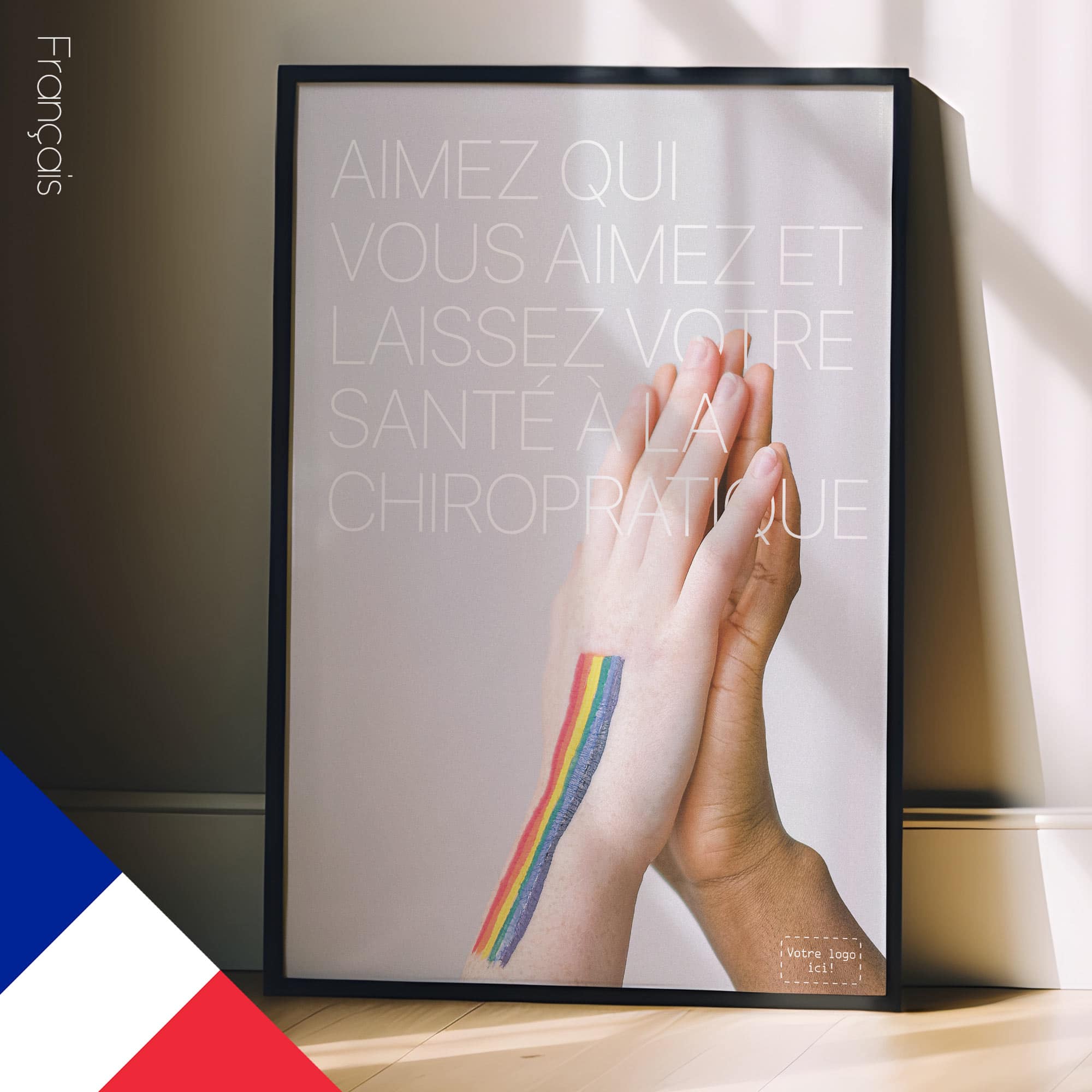 Love & Chiropractic. Poster from www.educare.design