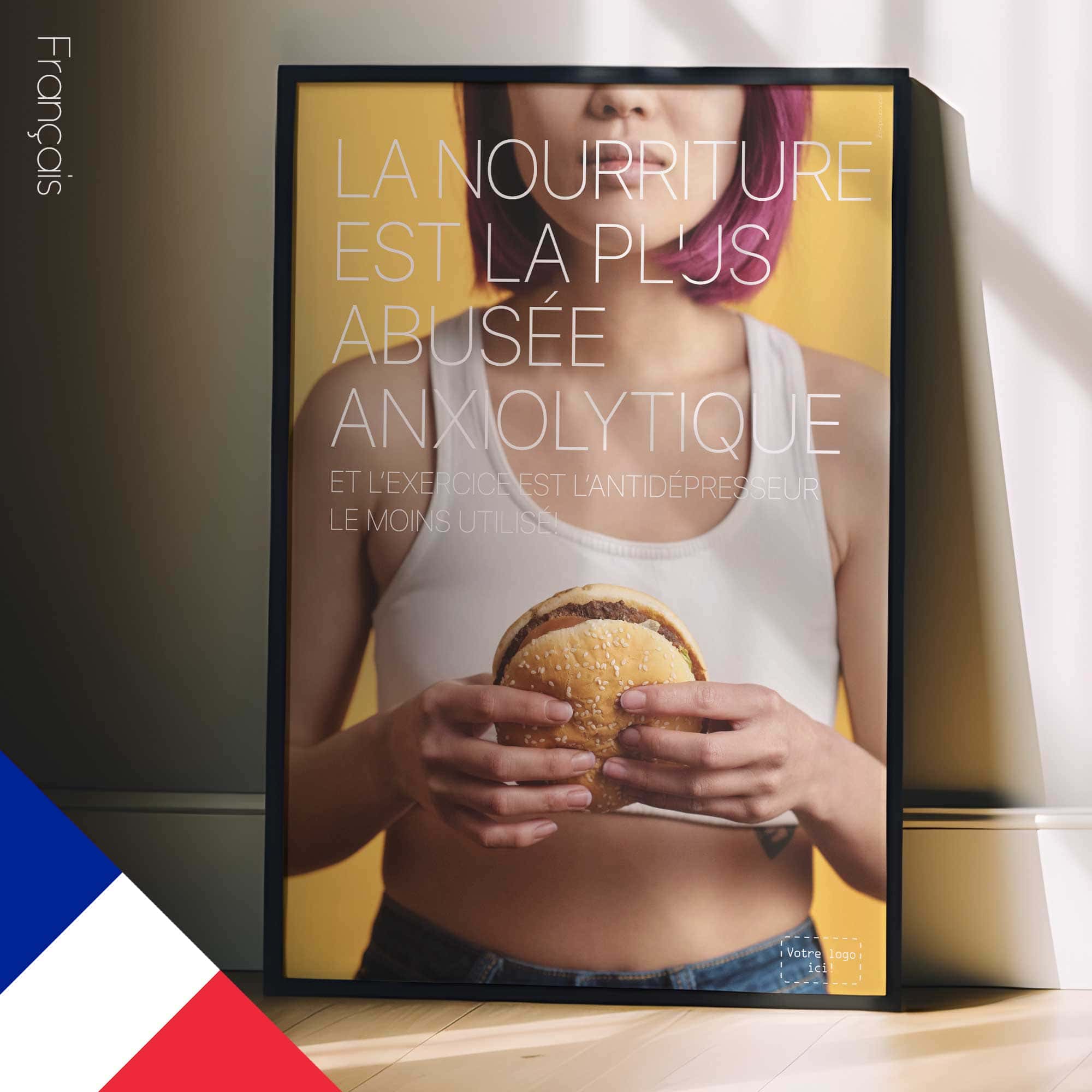 Food vs. Exercise. Healthcare artwork from www.educare.design