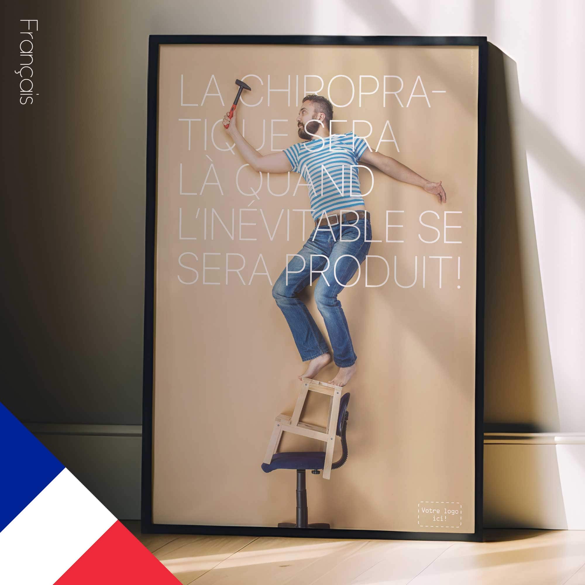 Inevitable. Chiropractic poster from www.educare.design