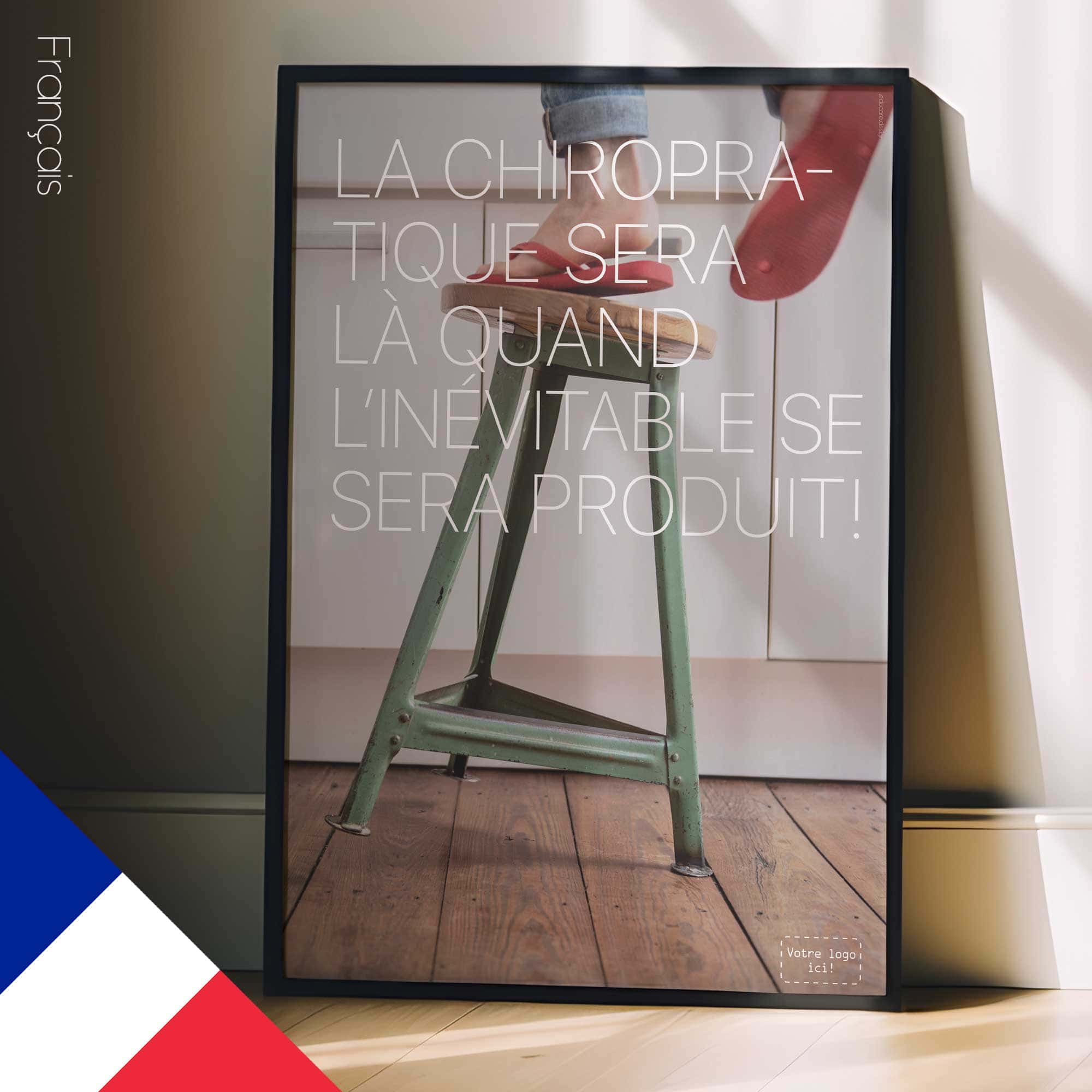 Inevitable. Chiropractic poster from www.educare.design