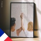 Love and Osteopathy. Healthcare poster from educare.design