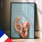 Right Choice with Osteopathy. Healthcare poster from educare.design