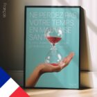 Time is precious. Chiropractic poster from educare.design